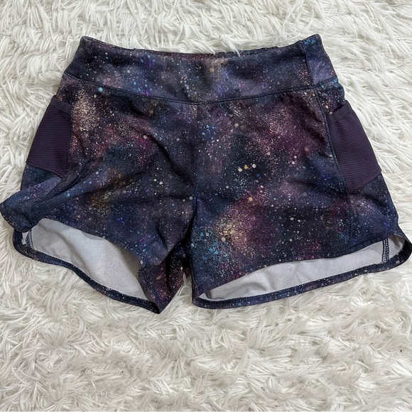 Athleta Girl Record Breaker 3” Short / Athletic - Cosmic / Galaxy Purple Medium - Picture 1 of 5